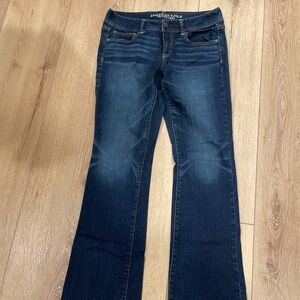 American Eagle Outfitters Dark Blue Flare Jeans